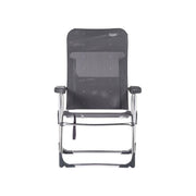 Crespo Beach Chair AL/206 Dark Grey Crespo - UK Camping And Leisure