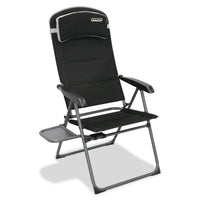 Quest Vienna Pro Recline Camping Caravan Chair with Side Table