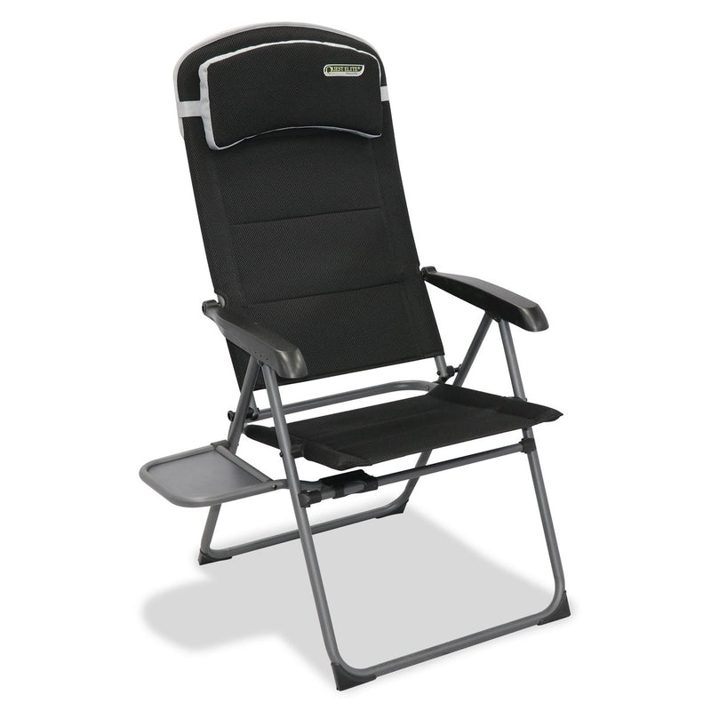 Quest Vienna Pro Recline Camping Caravan Chair with Side Table Quest - UK Camping And Leisure