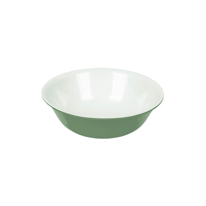 Bo-Camp Tableware Two-Tone Melamine 16 Pieces Green/White Bo-Camp - UK Camping And Leisure