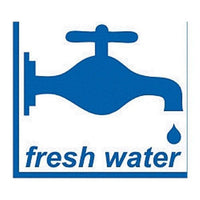 Fresh Water Sticker for Campervans