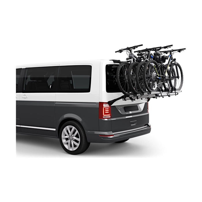 Thule Wander Way two-bike hanging trunk bike rack black Boot Bike Rack Thule - UK Camping And Leisure