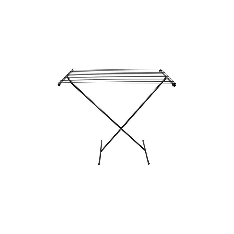 Bo-Camp Drying Rack Compact Steel Scissor Model Black 9M Bo-Camp - UK Camping And Leisure