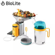 Biolite CampStove 2+ Complete Cook Kit Stove with USB Charging New 2025 Model Biolite - UK Camping And Leisure