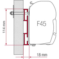 Fiamma Adaptor D 12cm: Hassle Free Accessory Attachment for Your RV