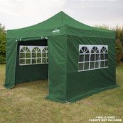 Dellonda Side Walls/Doors/Windows for Gazebo Fits 2 x 2m Models Dark Green Dellonda - UK Camping And Leisure