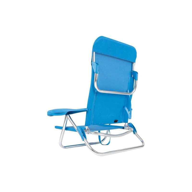 Crespo Beach Chair AL/221 Blue Crespo - UK Camping And Leisure