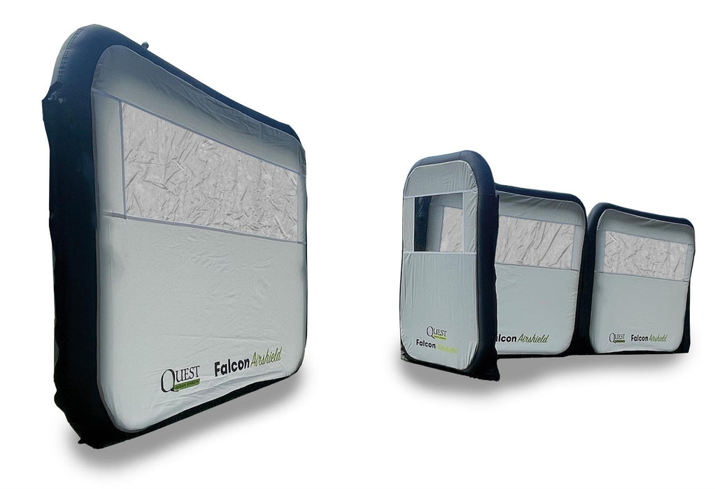 Quest Falcon Pro Airshield Windbreak Door Grey Quest Leisure - UK Camping And Leisure