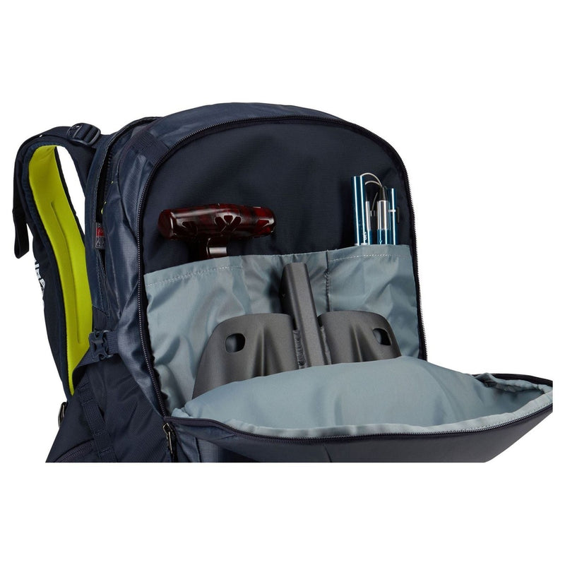 Thule Upslope 35L Removable Airbag 3.0 ready* Ski and Snowboard Rucksack Lime Punch green Ski and snowboard backpack Thule - UK Camping And Leisure