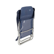 Crespo Beach Chair AL/205 Dark Blue Crespo - UK Camping And Leisure