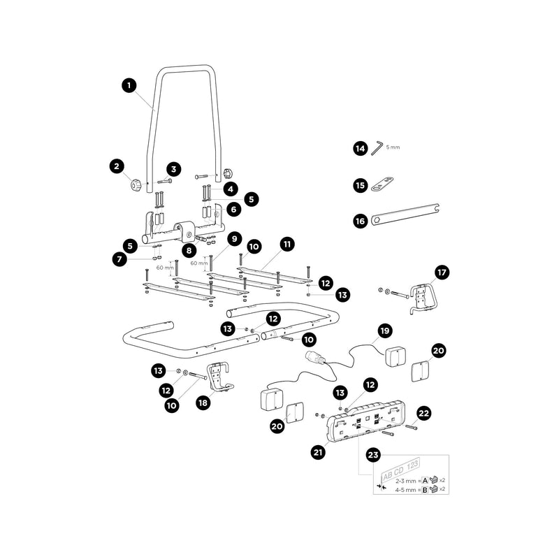 Thule 948/949 Socket for Sport & Cargo Carriers