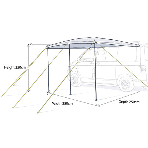Maypole Universal Campervan Sun Canopy