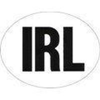 MDS1203 W4 Large Oval IRL Sticker 37163