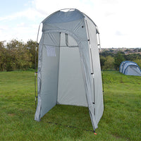 Maypole Portable Shower and Utility Tent, Dark Grey  - MP9515 Travel Shelter for Camping & Outdoors