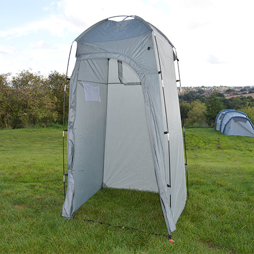 Maypole Portable Shower and Utility Tent, Dark Grey  - MP9515 Travel Shelter for Camping & Outdoors | waterproof, lightweight