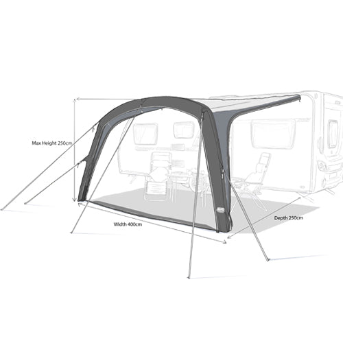 MP9529 Air Sun Canopy Shelter For Caravans & Motorhomes
