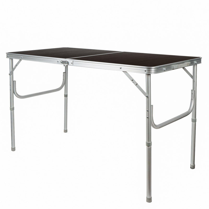 Leisurewize Folding Camping Table with Adjustable Legs Outdoor 120x60x70CM