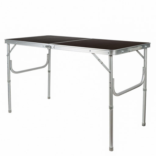 Leisurewize Folding Camping Table with Adjustable Legs Outdoor 120x60x70CM