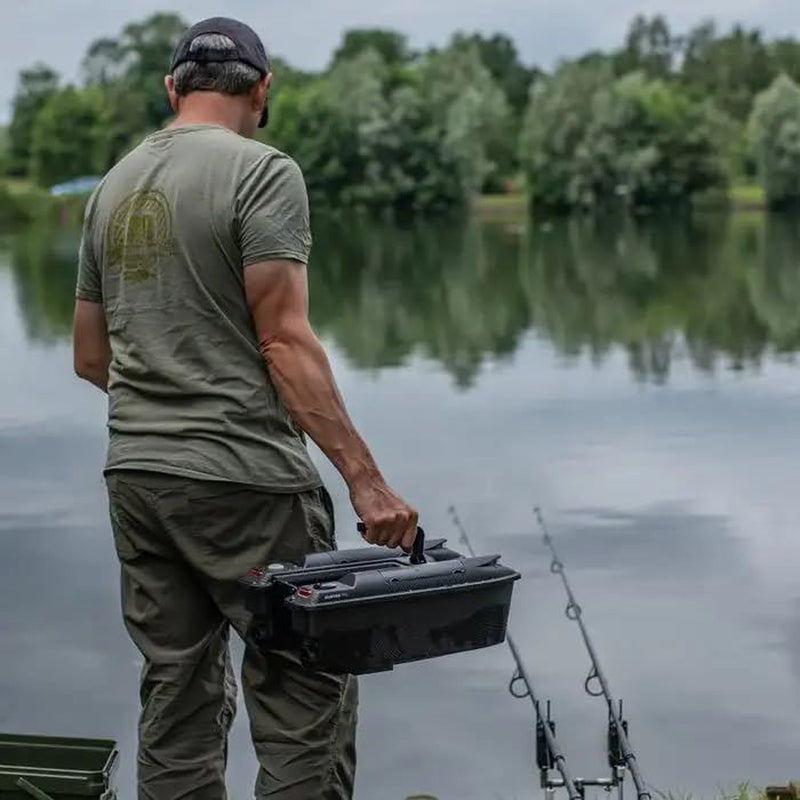 RidgeMonkey Bait Boat Hunter 750 Fishing Angler Carp 200m Range Twin Motor RidgeMonkey - UK Camping And Leisure