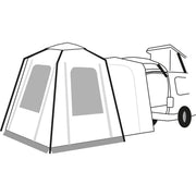 Quest Kestral Poled Drive Away Tailgate Campervan Awning (T5,6,6.1) Quest Leisure - UK Camping And Leisure