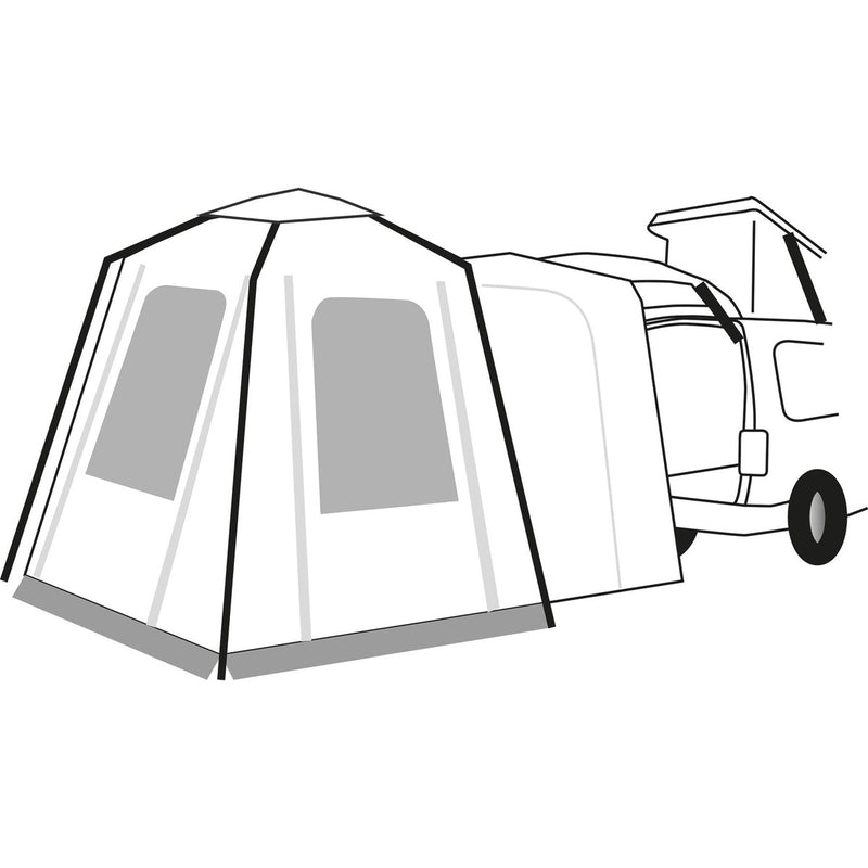 Quest Kestral Poled Drive Away Tailgate Campervan Awning (T5,6,6.1) Quest Leisure - UK Camping And Leisure