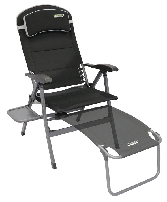Quest Vienna Pro Comfort Camping Caravan Chair with Side Table Quest - UK Camping And Leisure