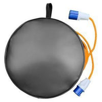 HTD Faux Leather Cable Bag Charcoal QQ016174C