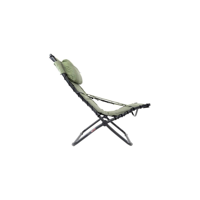 Crespo Lounger AP/262 Tex Comfort Green Crespo - UK Camping And Leisure