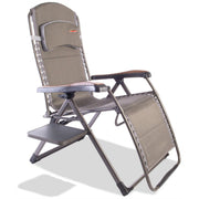 Quest Naples Pro Relax XL Camping Caravan Chair with Side Table Quest - UK Camping And Leisure