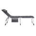 Crespo Lounger AL/363 Deluxe Dark Grey Crespo - UK Camping And Leisure