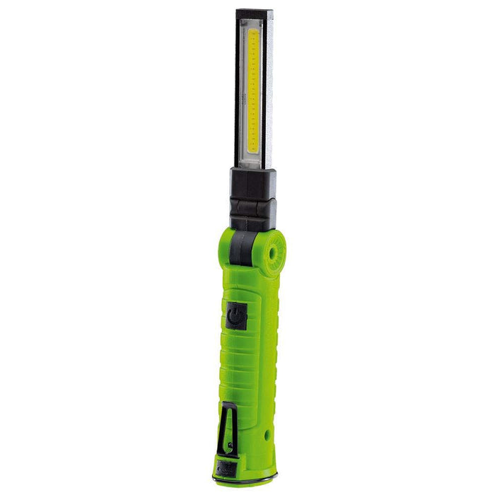 Draper COB/SMD LED Rechargeable Slimline Inspection Lamp, 3W, 170 Lumens, Green Draper - UK Camping And Leisure