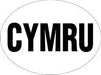 W4 Cymru Sticker Large Oval Sticker 37143 W4 - UK Camping And Leisure