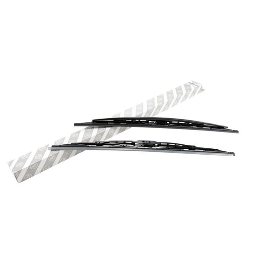 AG Wiper Blade Set With Spoiler Front 51cm-51cm AG - UK Camping And Leisure