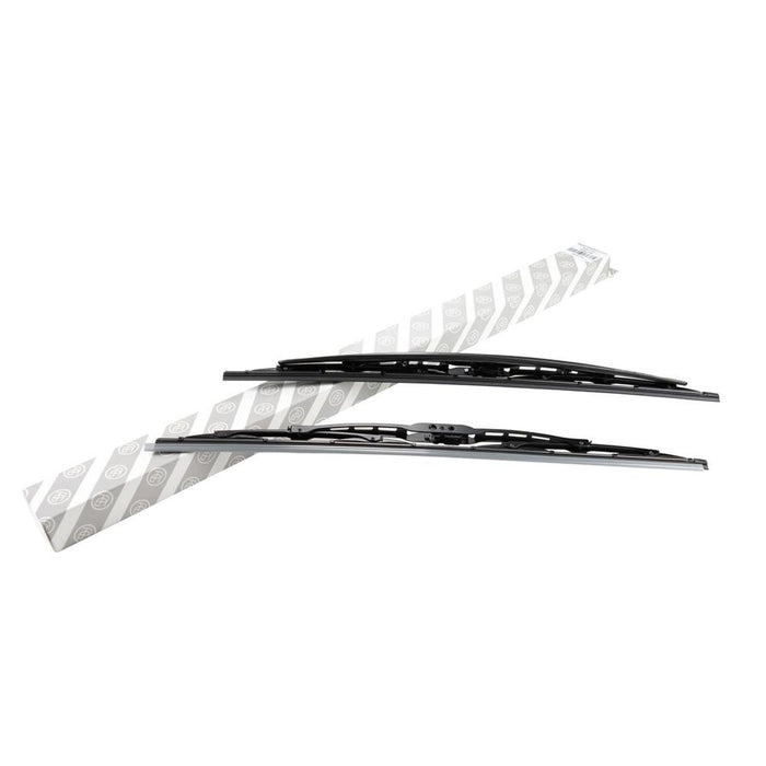 AG Wiper Blade Set With Spoiler Front 51cm-51cm AG - UK Camping And Leisure