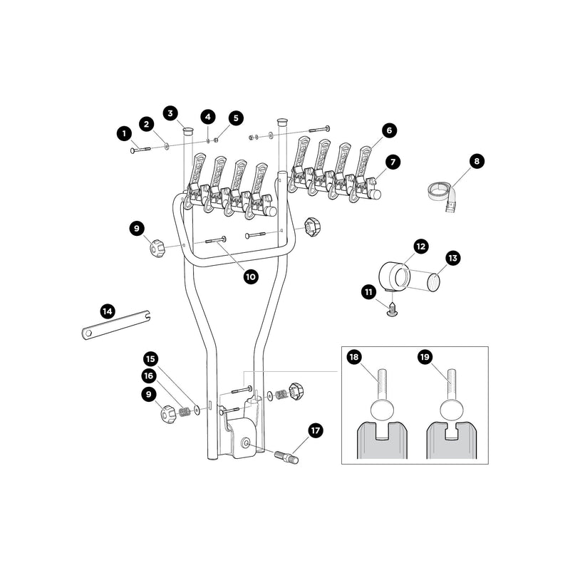 Thule Bolt M8x65mm 9708