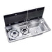 Dometic MO 9722R Burner Hob & RH Sink Unit (2 Burners / No Ignition) Dometic - UK Camping And Leisure