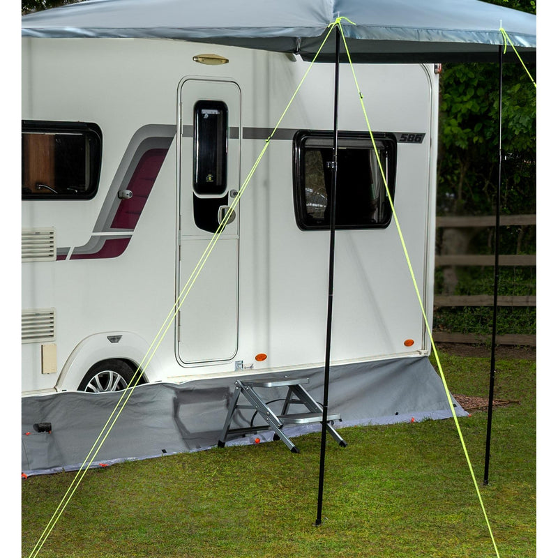 Maypole Foldable Steel Double Caravan Step Folding Portable Campervan Maypole - UK Camping And Leisure