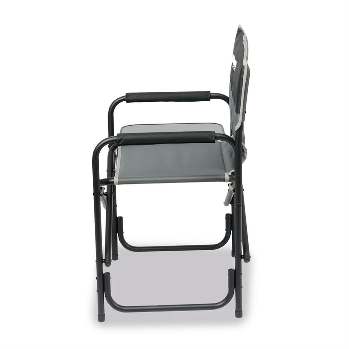 Quest Autograph Surrey Directors Camping Chair (Black Edition) Quest - UK Camping And Leisure
