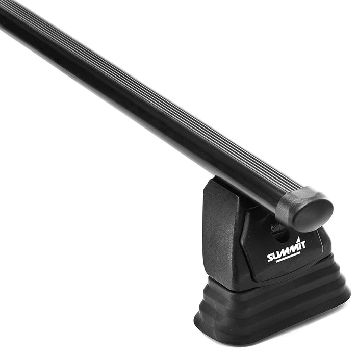 Summit SUP-004 Premium Multi Fit Roof Bars, Black Steel, Set of 2 Summit - UK Camping And Leisure