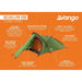 Vango Helvellyn 200 Pamir Green 2 Person Tent Vango - UK Camping And Leisure