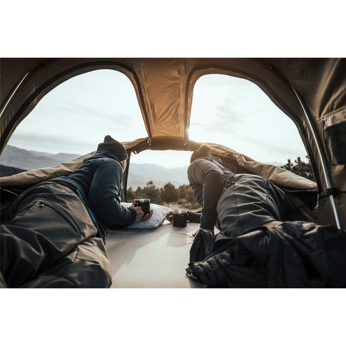 Thule Approach M two/three-person roof top tent fennel tan Thule - UK Camping And Leisure