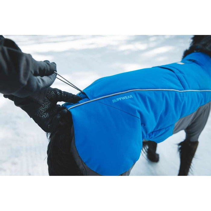 Ruffwear Vert Coverall Dog Snow Suit in Blue Pool (Medium) Ruffwear - UK Camping And Leisure