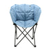 Travellife Lago Chair Cross Wave Blue 2129960 Travellife - UK Camping And Leisure