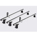 Summit Commercial 3 x Aluminium Fixed Point Roof Bars Rack 1.5m SULC-012 Summit - UK Camping And Leisure