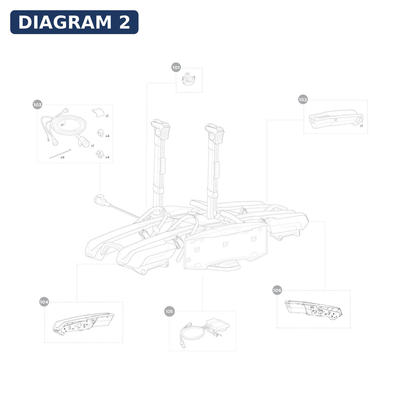 Thule Sensor ECU Replacement Part 1500055700