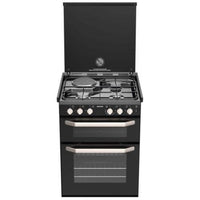 Thetford K1520 Dual Fuel Cooker 3 Gas Burners 1 Electric Hotplate w/ Grill, 12 Volt IGN & Lid Shut-Off (SCK42199-SP)