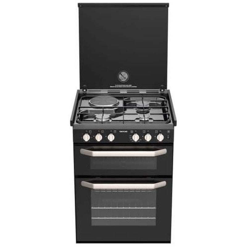 Thetford K1520 Dual Fuel Cooker 3 Gas Burners 1 Electric Hotplate w/ Grill, 12 Volt IGN & Lid Shut-Off (SCK42199-SP) Thetford - UK Camping And Leisure