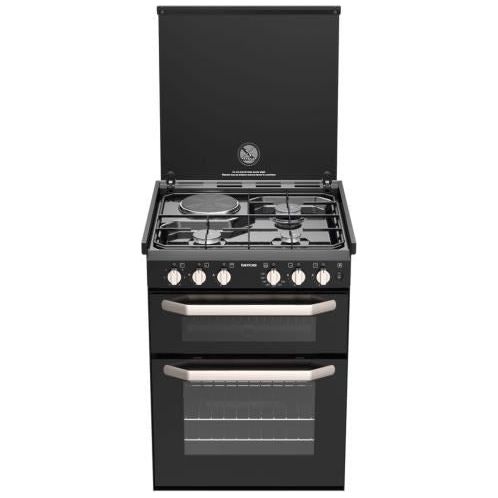 Thetford K1520 Dual Fuel Cooker 3 Gas Burners 1 Electric Hotplate w/ Grill, 12 Volt IGN & Lid Shut-Off (SCK42199-SP) Thetford - UK Camping And Leisure