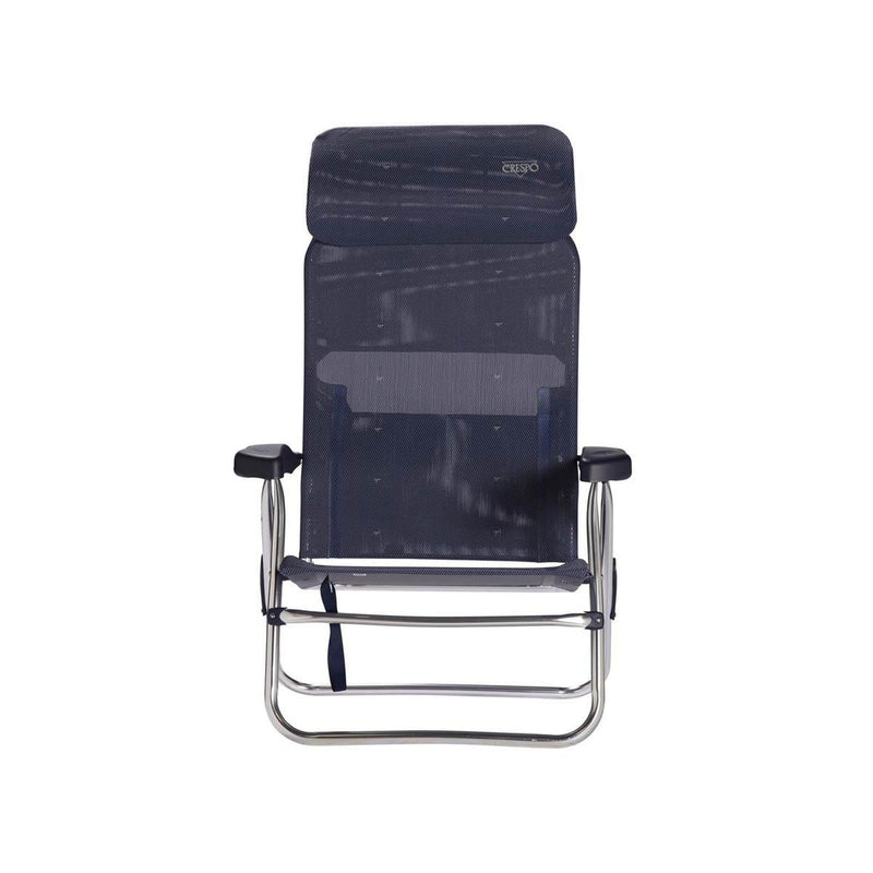 Crespo Beach Chair AL/205 Compact Dark Blue Crespo - UK Camping And Leisure