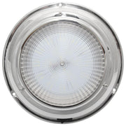 AAA 12V Stainless Dome Light Natural White LED 168mm 5" Dome AAA - UK Camping And Leisure
